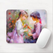Austausch von Rose und Freundschaft Mousepad (Mit Mouse)