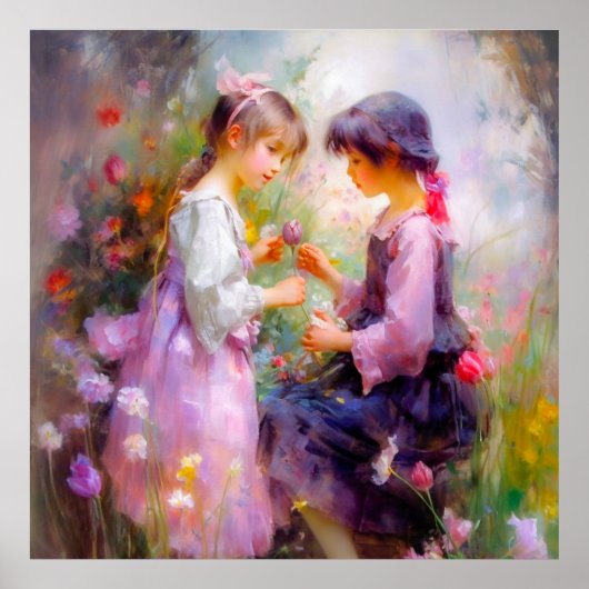 Austausch von Rose und Freundschaft Poster (Vorne)