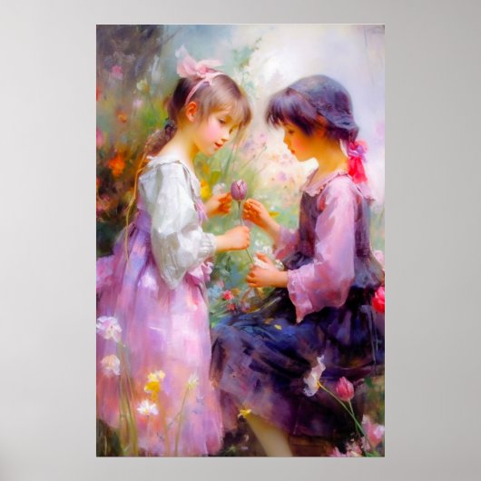 Austausch von Rose und Freundschaft Poster (Vorne)