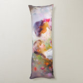 Austausch von Rose und Freundschaft Seitenschläferkissen (Rückseite (Vertikal))