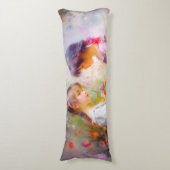 Austausch von Rose und Freundschaft Seitenschläferkissen (Vorderseite Vertikal)