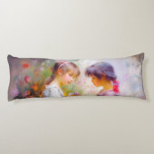 Austausch von Rose und Freundschaft Seitenschläferkissen (Rückseite)