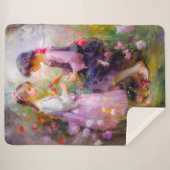 Austausch von Rose und Freundschaft Sherpadecke (Vorderseite (Horizontal))