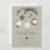 Austausch von rustikalen Ornamenten Einladung (Vorderseite)