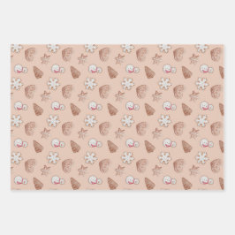 Austausch von Weihnachts-Cookies Geschenkpapier Set