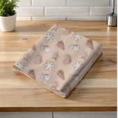 Austausch von Weihnachts-Cookies Geschirrtuch