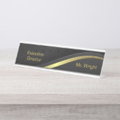 austauschbare Schreibtischnamensplatte Schreibtischnamensplakette (Vorderseite )