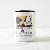 Austen and Shakespeare Mug Tasse (Zentrum)