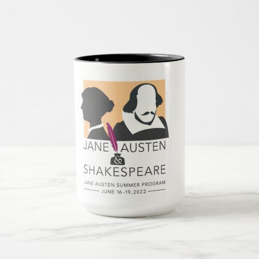 Austen and Shakespeare Mug Tasse (Zentrum)