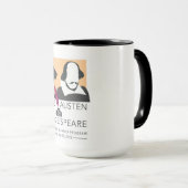 Austen and Shakespeare Mug Tasse (VorderseiteRechts)