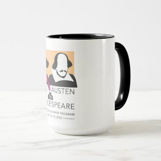 Austen and Shakespeare Mug Tasse (VorderseiteRechts)