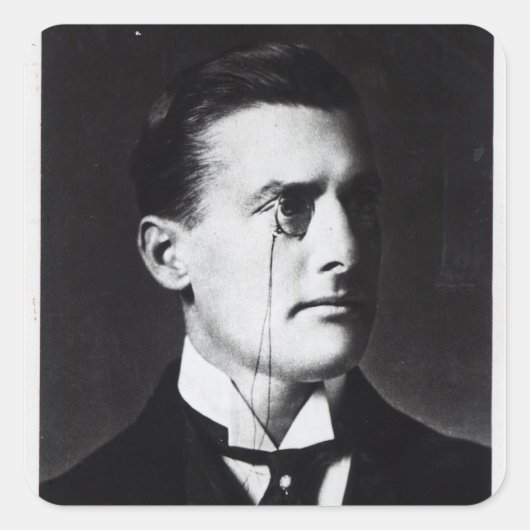 Austen Chamberlain Quadratischer Aufkleber (Vorderseite)