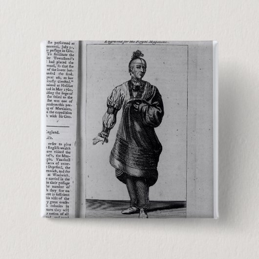 Austenaco, großer Krieger Button (Vorderseite)
