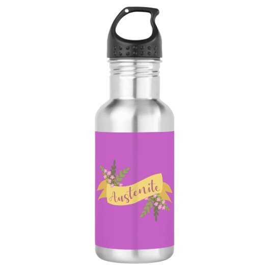 Austenit I Edelstahlflasche (Vorderseite)