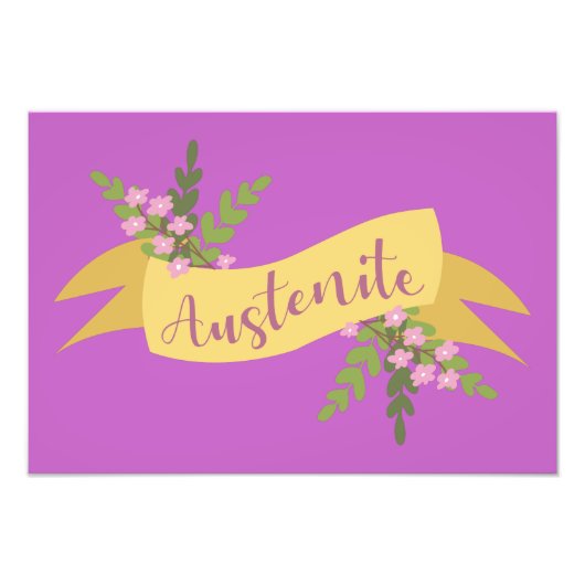 Austenit I Fotodruck (Vorne)