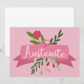 Austenit II Einladung (Vorne/Hinten)