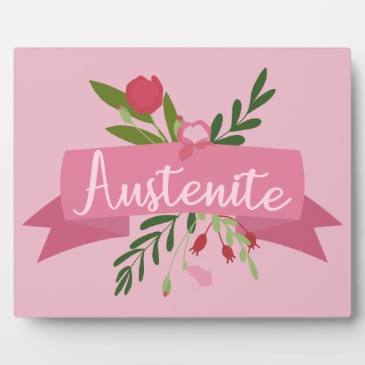 Austenit II Fotoplatte (Vorderseite)