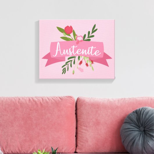 Austenit II Leinwanddruck (Insitu (Wohnzimmer))