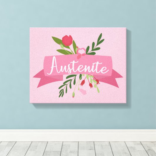 Austenit II Leinwanddruck (Insitu (Holzboden))