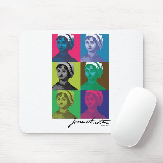 AustenPop -- Jane Austen-Art Mousepad (Mit Mouse)