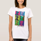 AustenPop -- Jane Austen-Art T-Shirt (Vorderseite)