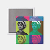 AustenPop — Jane Austen-Stil Magnet (Vorderseite/Rückseite)