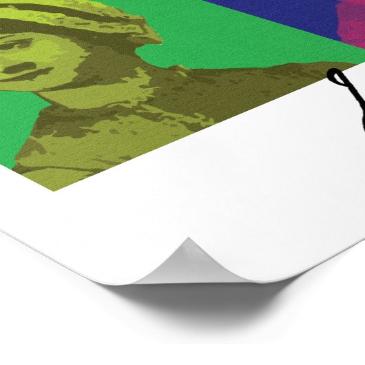 AustenPop — Jane Austen-Stil Poster (Ecke)