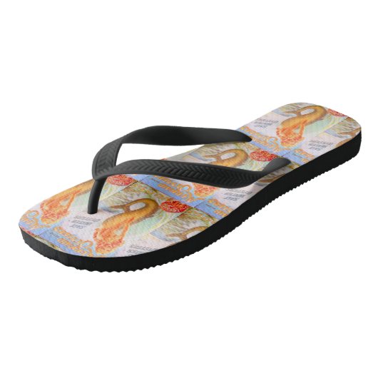 Auster Badesandalen (Schrägansicht)