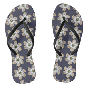 Auster Blume Flip Flops - Design A Badesandalen