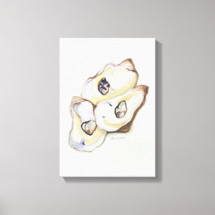 Auster-Muschel Leinwanddruck