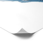 Auster Muschel Wasserfarbe Poster (Ecke)