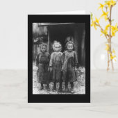 Auster Shucker Mädchen 1910 Karte (Gelbe Blume)