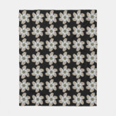 Austern-Blumen-Fleece-Decke - entwerfen Sie ein Fleecedecke (Vorderseite)