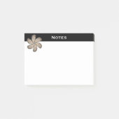 Austern-Blumen-Post-Itanmerkungen - Entwurf D Post-it Klebezettel (Vorderseite)