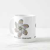 Austern-Blumen-Tasse - Entwürfe A u. D Kaffeetasse (Vorderseite Links)