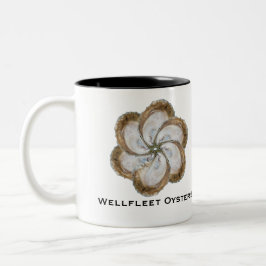 Austern-Blumen-Tasse - Entwürfe B u. C Zweifarbige Tasse