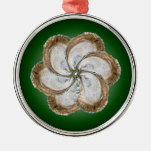 Austern-Blumen-Verzierung - Entwurf C Ornament Aus Metall