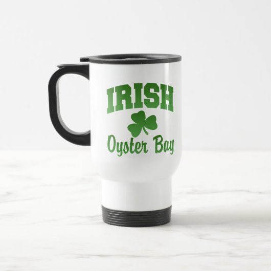 Austern-Bucht-Iren-Tasse Reisebecher (Links)