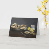 Austern | Édouard Manet Karte (Gelbe Blume)