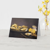 Austern - Édouard Manet Karte (Gelbe Blume)