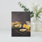 Austern - Édouard Manet Postkarte (Stehend Vorderseite)