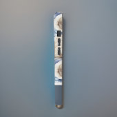 Austern in Pearls Blue Gray Tan Monogram Initial Case-Mate iPhone Hülle