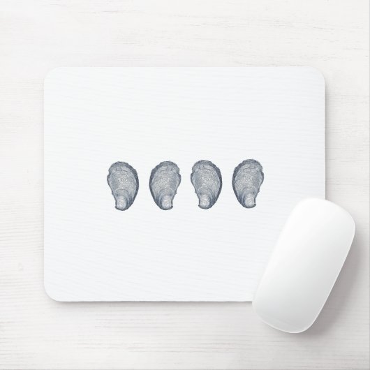 Austern-Logo Mousepad (Mit Mouse)