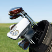 Austern Mit Blauem Bogen Golf-Schlagkopfabdeckung Golf Headcover (In Situ)