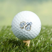 Austern mit blauem Bogen Golfball (Insitu T-Shirt)