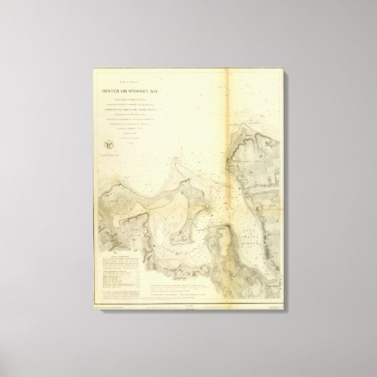 Austern oder Syosset Bay Leinwanddruck (Vorderseite)