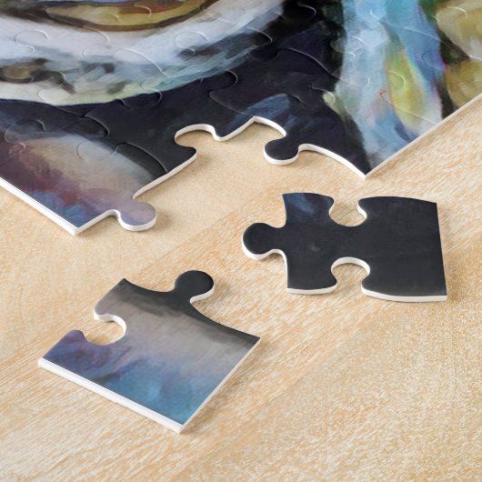 Austern-Platte Puzzle (Seite)