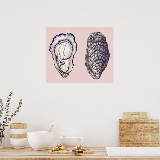 Austern Poster (Küche)