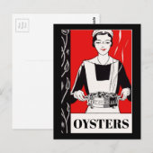 Austern, Text hinzufügen Postkarte (Vorne/Hinten)