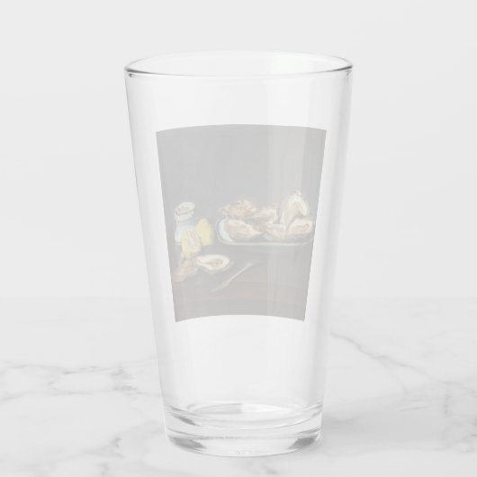 Austern (von Edouard Manet) Glas (Rückseite)